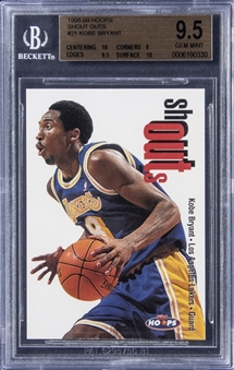 1998-99 Hoops “Shout Outs” #21 Kobe Bryant - BGS GEM MINT 9.5